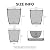 Kante 18.1/20.5/22.4 Inch Tall Round Concrete Planter Set of 3, Large Planter Pot with Drainage Hole and Rubber Plug, Ideal for Porch, Front Door, Patio, Garden, Charcoal