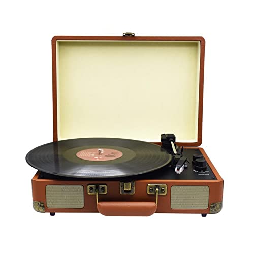 Tourne-Disque Vinyle Tourne-Disque Vinyle Phonographe électrique Gramophone Haut-Parleur Boîte en Cuir Machine Tourne-Disque Vinyle (Color : Vinyl+Bluetooth, Size : Y) - Les Beatles, Paul McCartney, John Lennon, RIngo Starr, George Harrison Tourne-Disque Vinyle Tourne-Disque Vinyle Phonographe électrique Gramophone Haut-Parleur Boîte en Cuir Machine Tourne-Disque Vinyle (Color : Vinyl+Bluetooth, Size : Y) – Image 5