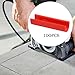 Baoblaze 100Pcs Manual Tile Cutter Sleeve Accessories Soft Pads Protectors for Construction Site Dorm Garden Training Room, red