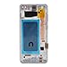 for S10 Plus, Screen Replacement with Frame for s10+, G975f G975u G975w, LCD Display Digitizer Assembly, 6.4inch, (Silver)