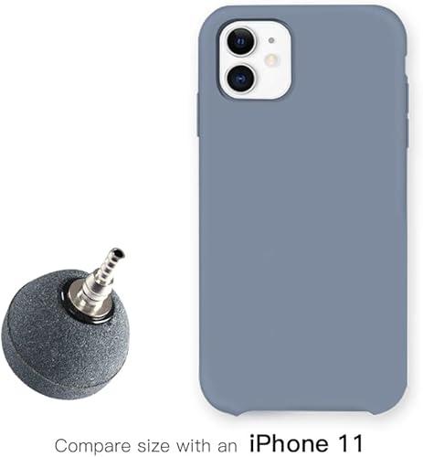 Miniatura 2 de Feelers Cilindro de piedra de aire loco de 2 pulgadas con forma de bola de burbujas, para tanque de peces, difusor de burbujas de piedra de oxígeno