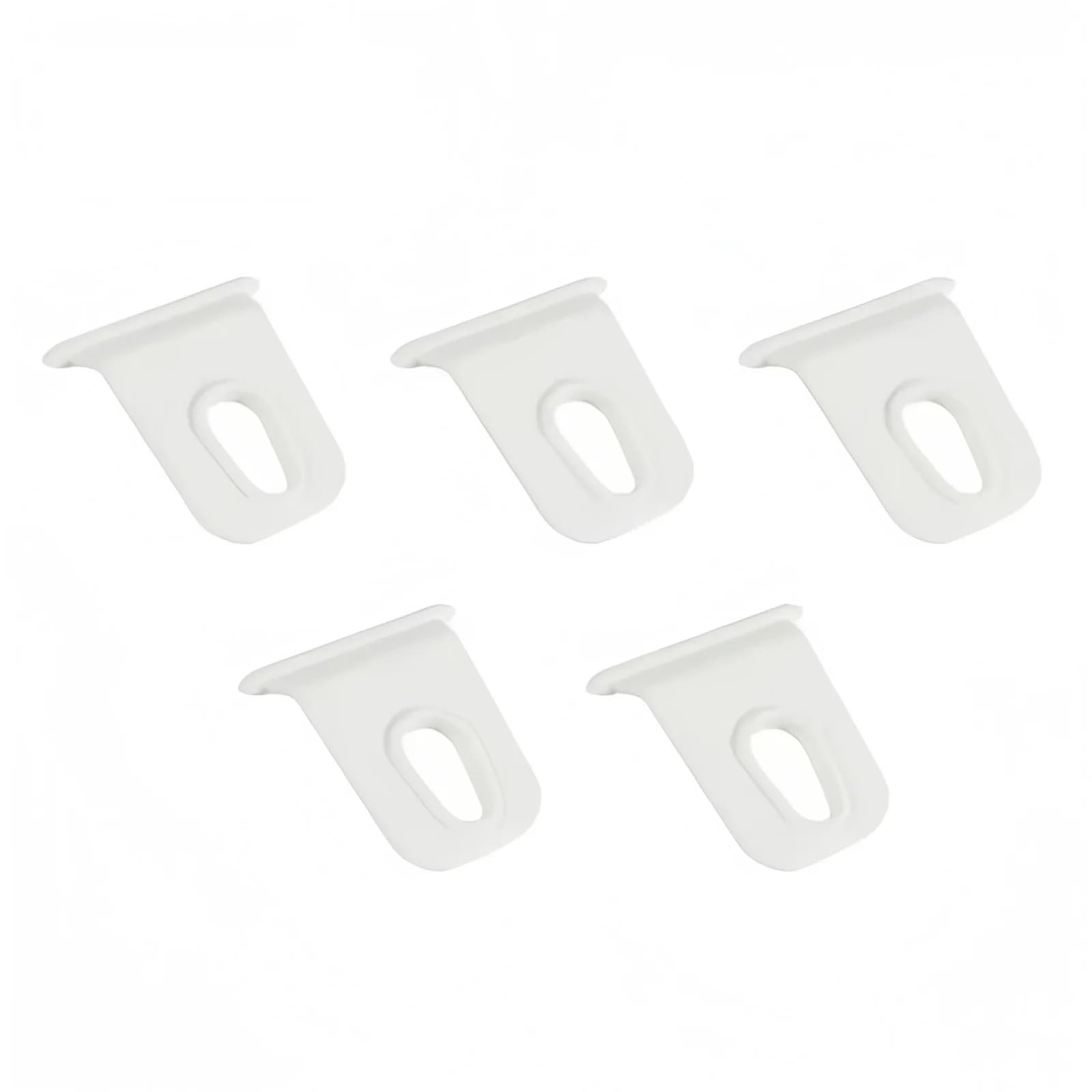 SYYYGDM 10Pcs Awning Hooks White Clothes Hook Racks for RV S-Shaped Camping Clips Hats Tent Hangers(White 5pcs)