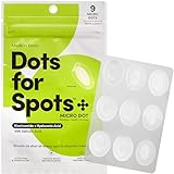 Dots for Spots Pimple Patches with Microdarts - Includes Active Ingredients Niacinamide, Hyaluronic Acid & Salicylic Acid for Maximum Effectiveness - Reduces Redness and Dark Spots (9 count)
