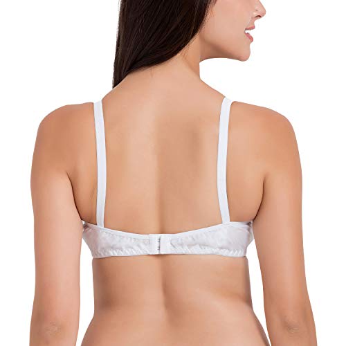 Image of SOUMINIE Women's Pure Cotton Non-Padded Full Coverage Flexi-Fit Everyday Bra | Women's /Ladies /Girls | Best Comfort Bra | Regular Use Bra | Shaper Bra | Comfortable Bra
