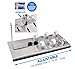 KOZYLAND Glass Bottle Cutter, Bottle Cutter & Glass Cutter Kit, Glass Cutting Tool DIY Kit for Cutting Wine, Beer Bottle or Jars to Craft Glasses for Round Bottle with Safety Gloves & All Accessories