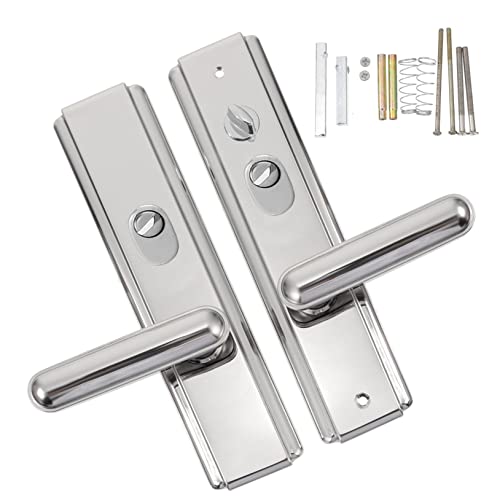 FIXOSHEE ステンレス製ドアプルハンドル コンパクト軽量 静音仕様 室内ドア用 店舗 寝室 オフィス対応 シンプルデザイン 美麗仕上げ 取り付け
