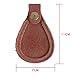 TOURBON Hunting Shooting Brown Leather Toe Protector Pad Gun Barrel Rest (Brown Without Metal Stud)