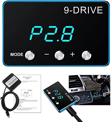 JINKEY Throttle Response Controller, 9 Drive Throttle Controller 9 Mode Electronic Racing Accelerator roar pedal Compatible with CHEVROLET for Silverado for Suburban for Tahoe