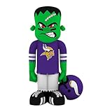 Sporticulture NFL Minnesota Vikings 7'8" Blow Up Inflatable Steinbacker with LED Lights & Built-in Blower - Balloon Merchandise Decor for Backyard & Frontyard and Party Decorations