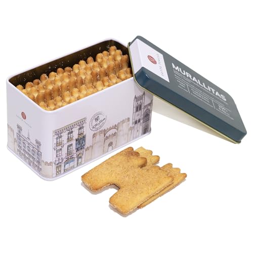 Santa Teresa - Murallitas - Galletas De Mantequilla Tradicionales Con Suave Aroma A Naranja, Limón, Canela Y Vainilla - Elaboradas De Forma Artesanal Sin Conservantes Ni Aditivos. 250g