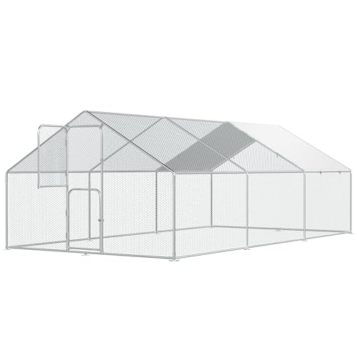 UDPATIO Large Metal Chicken Coop Run House, Walk in Heavy