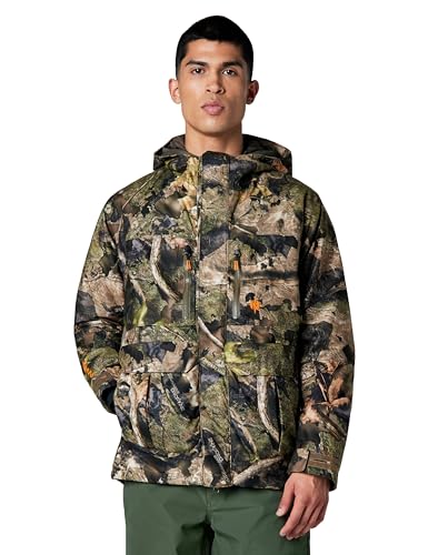 Nomad mens Conifer NXT Jacket | Water and Windproof Hunting Coat Mossy Oak Droptine Camo, Medium