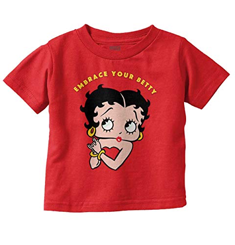 Betty Boop Cartoon Cute Motivational Youth T Shirt Tee Girls
