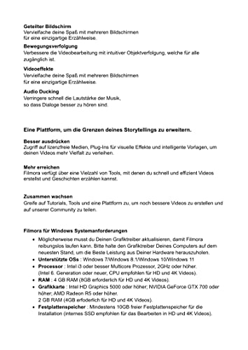 Filmora Video Editor Win Vollversion (Product Keycard ohne Datenträger) - Image 5