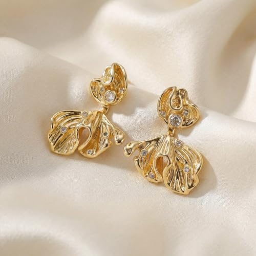 Image of Modern Dangle Earrings for Women | Chic Statement Earrings for Girls | Stylish Lightweight Fashion Jewelry for Casual, Party & Special Occasions