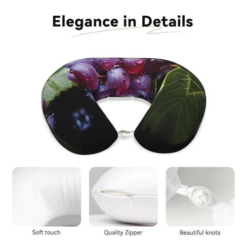 Almohada de viaje de espuma viscoelástica U cómoda miniatura 3