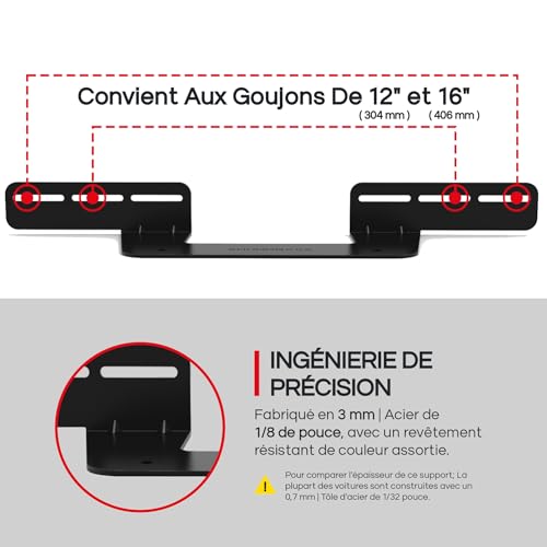 Support barre de son Sonos Beam avec kit de montage complet - Son optimisé - 5