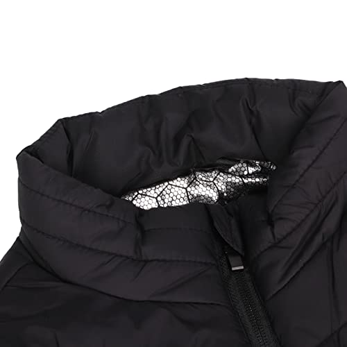 Colete de Aquecimento Elétrico, Preto, 3 Níveis de Temperatura, Jaqueta Aquecida, Lavável para Pesca