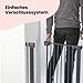 Safety 1st Easy Close Metal Gate, Treppenschutzgitter ohne Bohren, 73–80 cm (bis 108 cm erweiterbar), leicht schließbares Türschutzgitter, mit 1 Hand öffnen, kein Bohren, Zweifachsicherung, Dark Grey