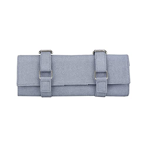 Sac de taille pour ciseaux de coiffure bleu avec ceinture ajustable et compartiments