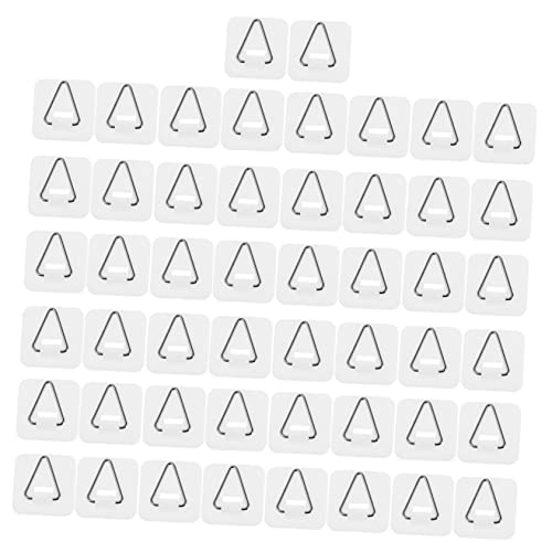 ABOOFAN Invisible Plate Hanger Hook Small Size Kitchen Plate Hanging Hook Desk Hanger