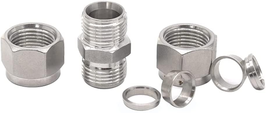 Snapklik.com : Metalwork Stainless Steel 304 Compression Double Ferrule ...