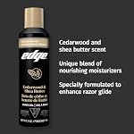 Edge Shave Gel for Men, Cedarwood & Shea Butter, 7oz (3 Pack) - Shaving Gel For Men That Moisturizes, Protects and Soothes To Help Reduce Skin Irritation (Packaging May Vary) - Image 4