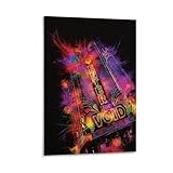Enter The Void Scary Plot Movie Poster (3) Canvas Poster Wall Art Picture Prints Hanging Photo Decor Home Posters Artworks 12x18inch(30x45cm)