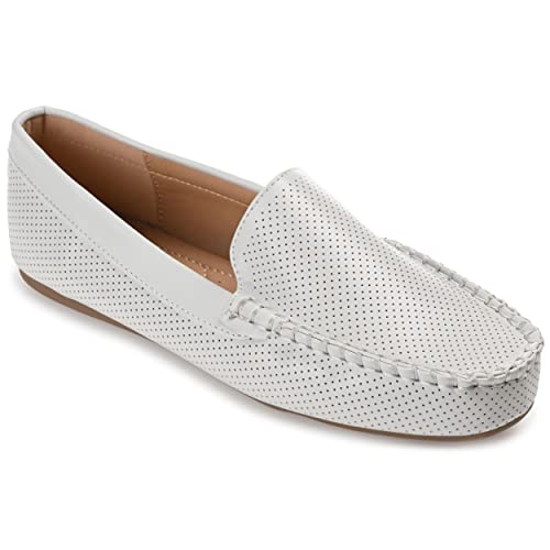 Image of Journee Collection Wide Width Halsey Loafers in Light Grey