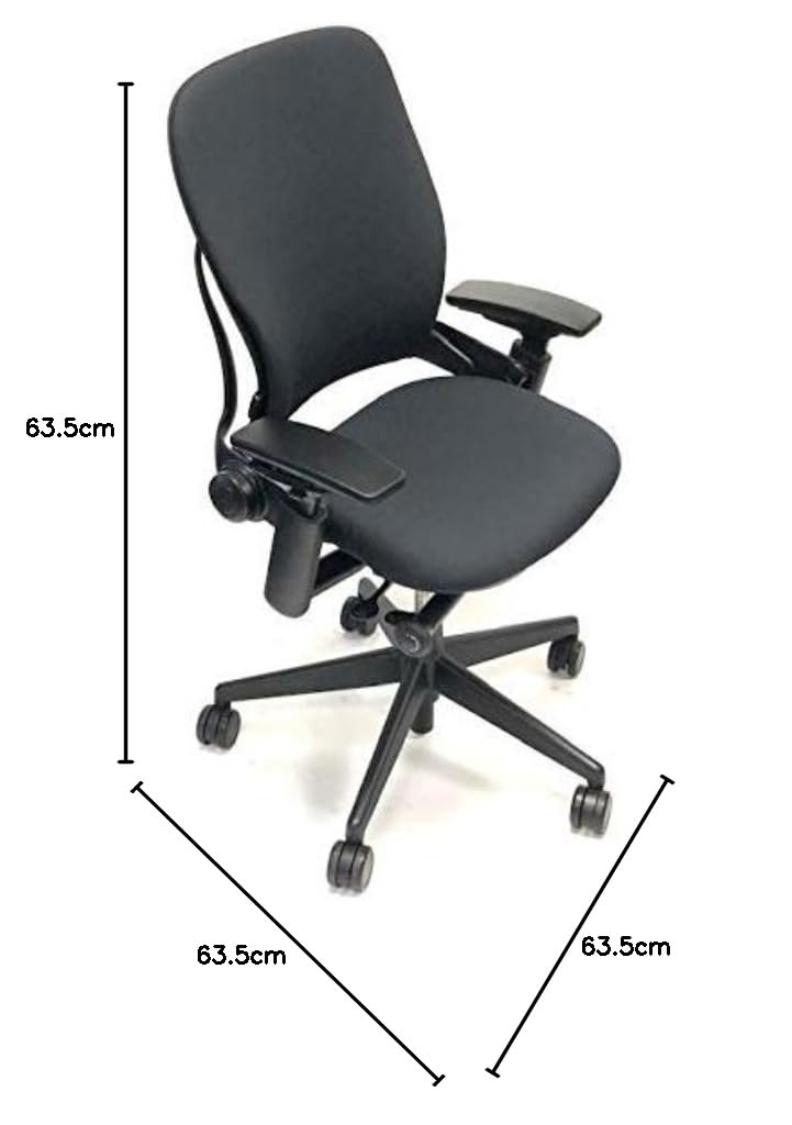 Amazon.co.jp: スチールケースLeap Chair v2 inブラックファブリック 