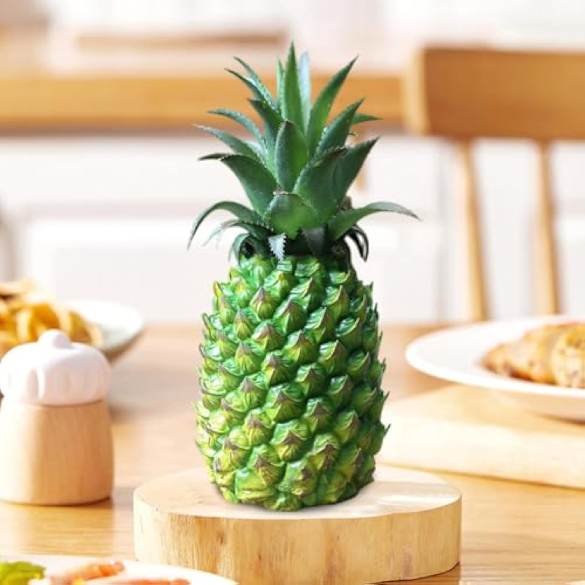 Artificial Pineapple Figurine Gift for Kitchen and Education