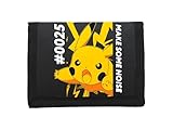 CYPBRANDS-Pokémon- Billetera, Monedero, Cartera, Pikachu, Color Gris, Producto Oficial