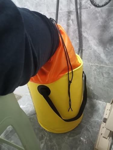 Baño de pies portátil plegable para camping y viaje miniatura 6