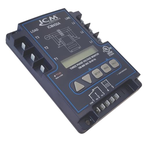 ICM Controls ICM450A Programmable 3-Phase Line Voltage Monitor