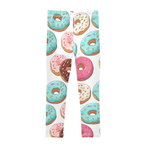 Kids High Waist Donuts Leggings for Toddler Girls 4T 202b32342