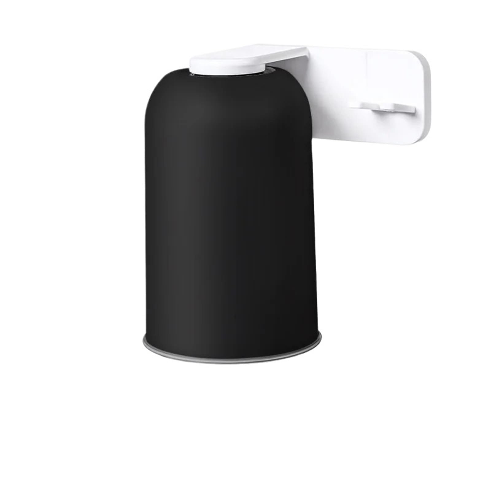 1Pcs Suction Mouthwash Cup Toothbrush Holder Stainless Steel Wall Hanging Without Punching For Bathroom, Washroom(Black)