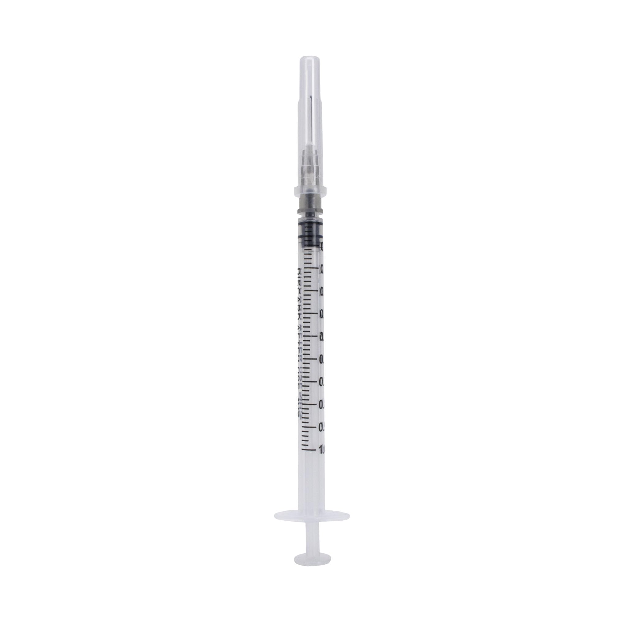 Generic 100 Pack, 1mL Tuberculin Syringes with Needle Luer S -5