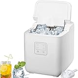 Limpieza automática de 5 minutos: Cuando utilice la máquina de hacer hielo por primera vez, se recomienda utilizar la función de limpieza automática. Llene el tanque con agua, encienda la alimentación y seleccione el modo de limpieza. El flujo de agua lavará repetidamente el interior de la máquina durante unos 5 minutos (el compresor no funciona en este momento).