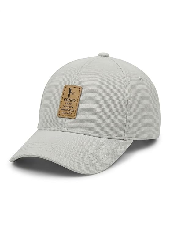 Baseball Cap for Men Original Adjustable Unisex Cap, Mens Caps Stylish, All Sports Type Caps or Hats, Free Size, UV Protection, Sports Cap for Men's, Outdoor Casual Wear (Pack of 1) Grey-image-11