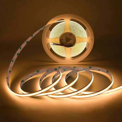 COB LED e[vCg DC12V \ 5m dF3000K Px COB e[vCg x528LED/m 10mm CRI90 ؒf\ SpXgbvCg Q rO er I Lrlbg