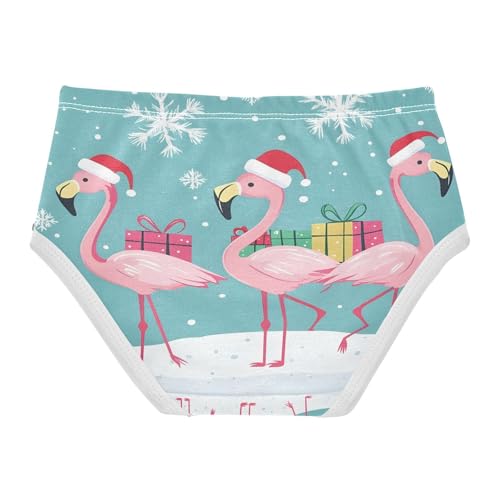 Christmas Pink Flamingos Snowflake Toddler Girls's Underwear 2T 202b86382