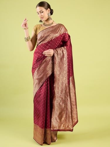 Image of Avantika Fashion Women's Kanjivaram Soft Silk Banarasi Sarees With Blouse Piece