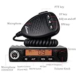 Mini CB Radio LT-198 Compact Design with External Speaker Jack,VOX Function Easy to Read LCD Display Compatible with 12-24V Voltage - Image 3