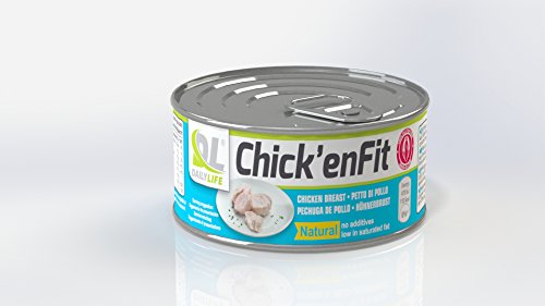 Offerta Daily Life Petto di pollo proteico Chick'EnFit in scatola monodose da 150g 26% di proteine Pack 24 scatole