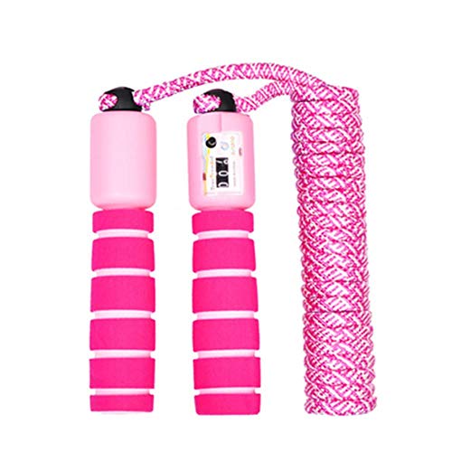 Lubier, 1 corda per saltare con contatore per bambini, regolabile, corda per saltare la velocità, per ragazzi e ragazze, fitness ed esercizi per la casa