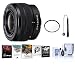Sony FE 28-60mm f/4-5.6 Lens, Bundle with 40.5mm UV Filter, Cleaning Kit, Lens Cap Tether, PC Software Kit