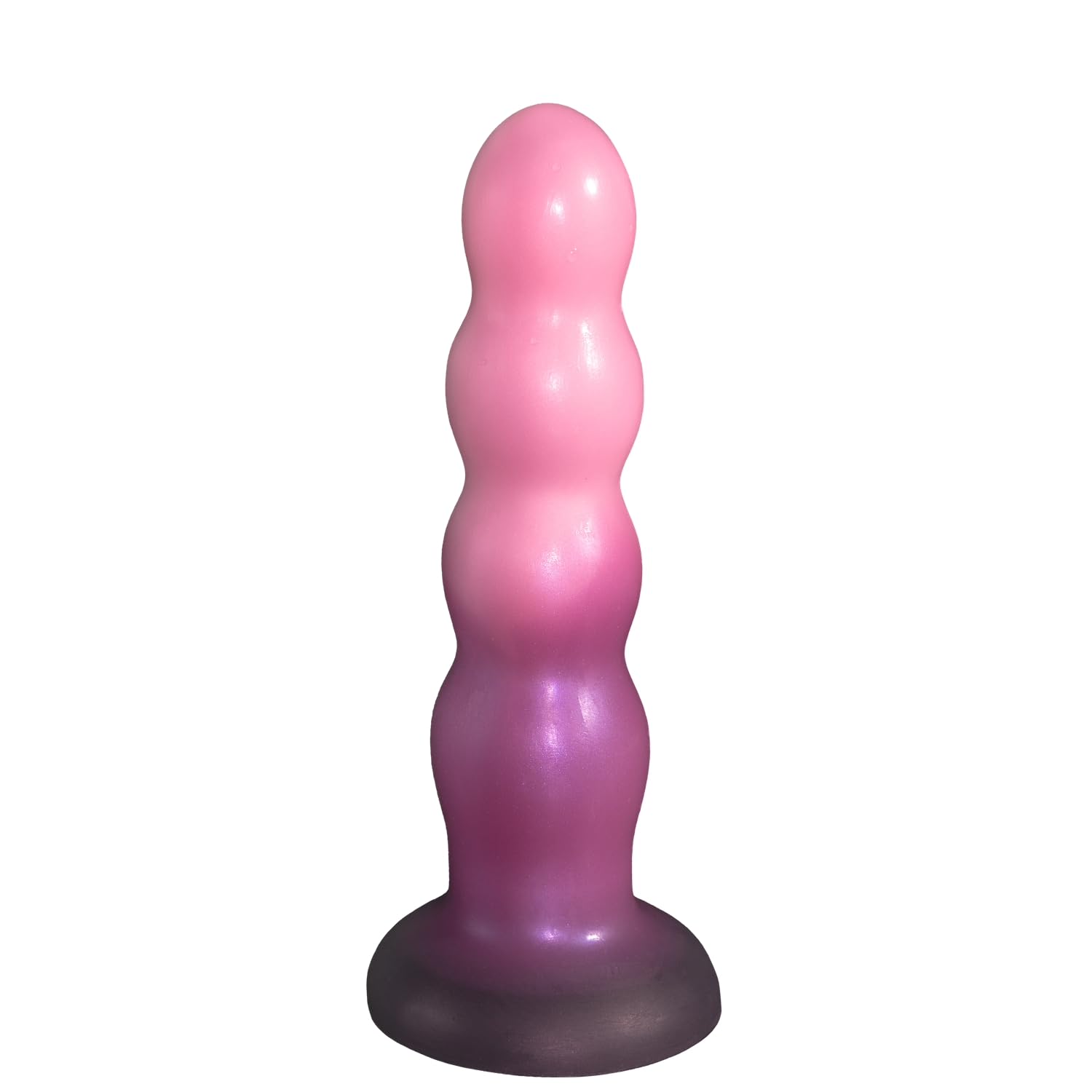 5.55in Silicone Anal Butt Plug,Soft Anal Beads Anal Trainer Dildo,Anus Dilator Masturbator Adult Sex Toys with Strong Suction Cup for Hands-Free Play,Female G-spot Stimulator & Male Prostate Massager