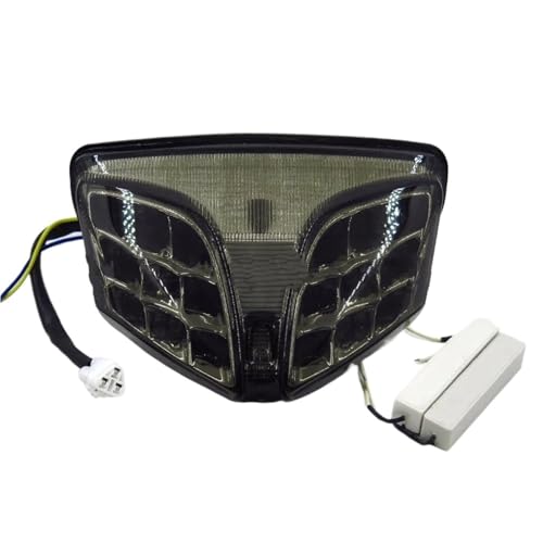 Clignotant moto intégré et feu arrière LED pour Suzuki GSXR 1000 700 600 smoke