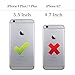 uCOLOR Clear Case Compatible with iPhone 8 Plus / 7 Plus Japanese Wave Transparent Protective Soft TPU Bumper+Hard PC Back Cover for iPhone 7 Plus/8 Plus/6S Plus/iPhone 6 Plus (5.5 inch)