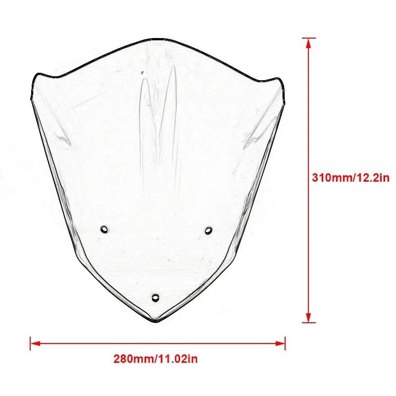 Pare-brise Avant De Moto Pour B&M&W F800R F 800 R F800 R 2015